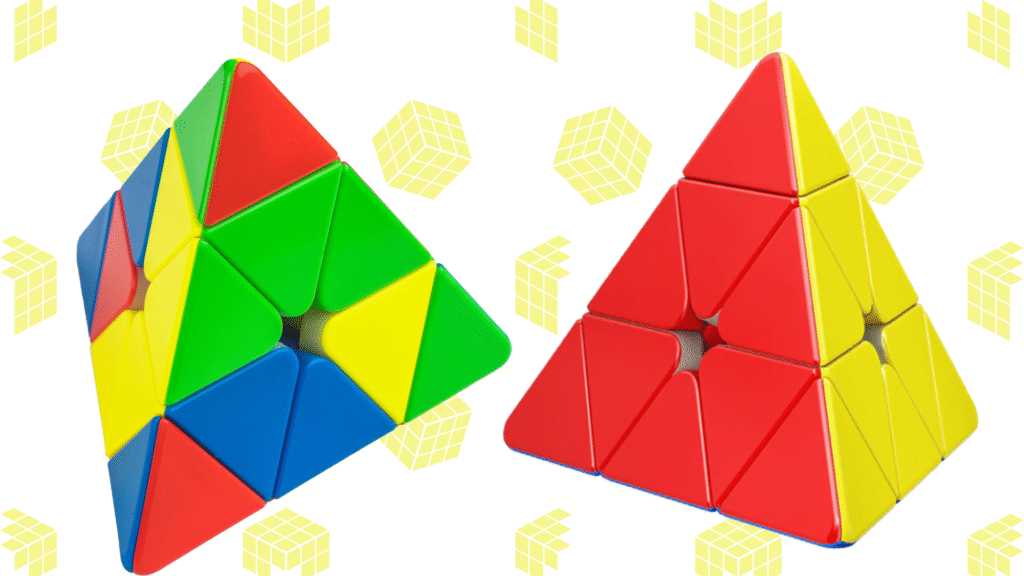 Pyramid speed cubes
