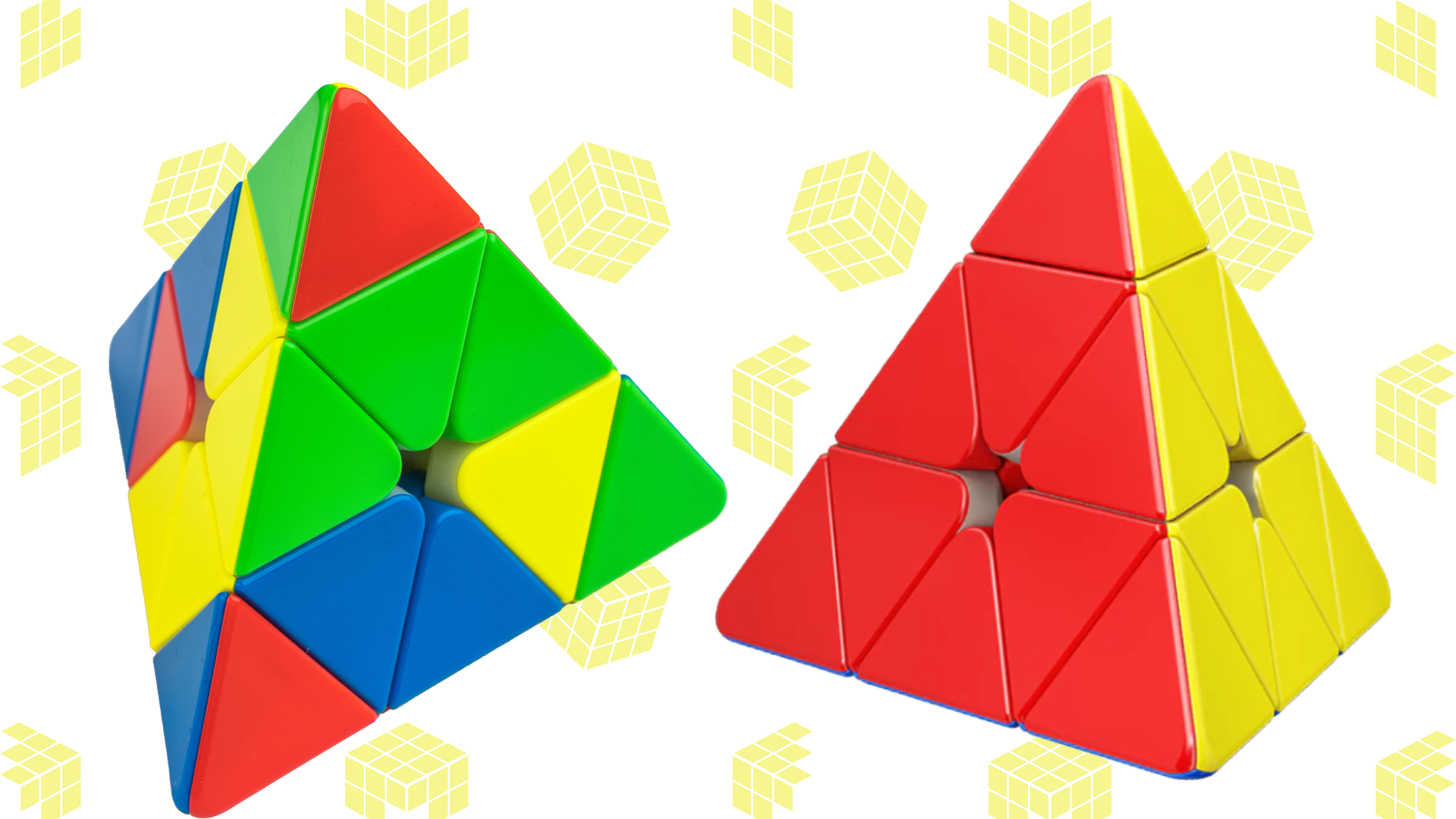 Pyramid speed cubes